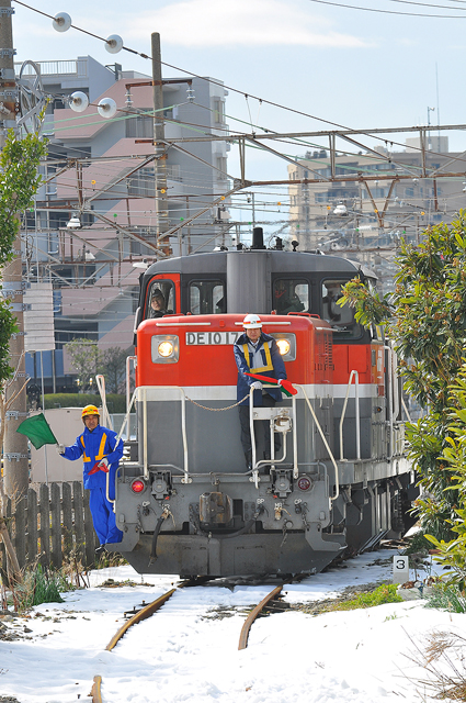 東急1000系（1503Ｆ+中間車）甲種輸送