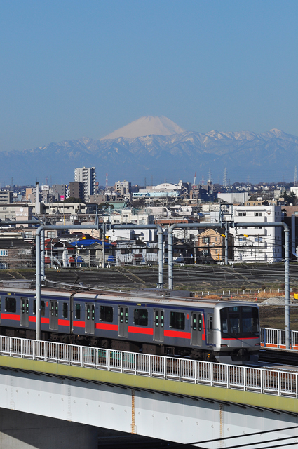 東急線の朝の挨拶は富士山を見ながら