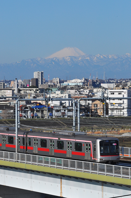 東急線の朝の挨拶は富士山を見ながら