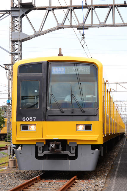今年は黄色! 南入曽車両基地 電車夏まつり