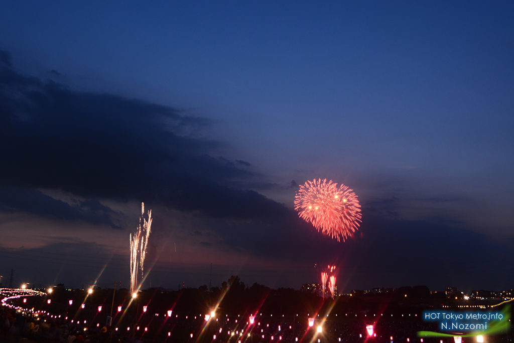 2016年　いたばし・戸田橋の花火大会を見てきた