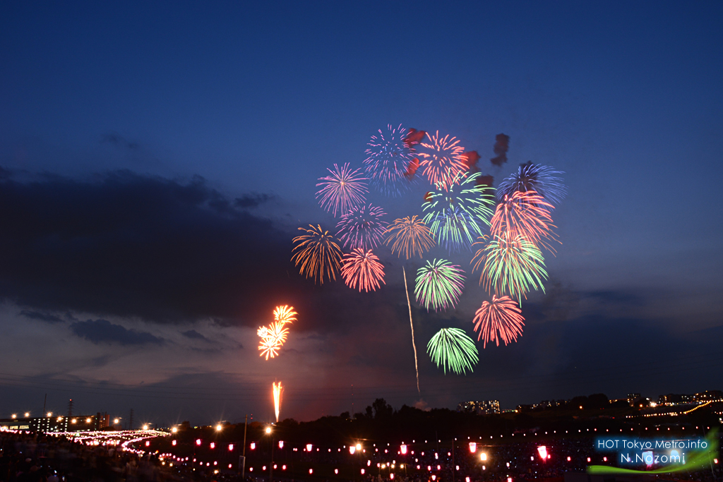 2016年　いたばし・戸田橋の花火大会を見てきた