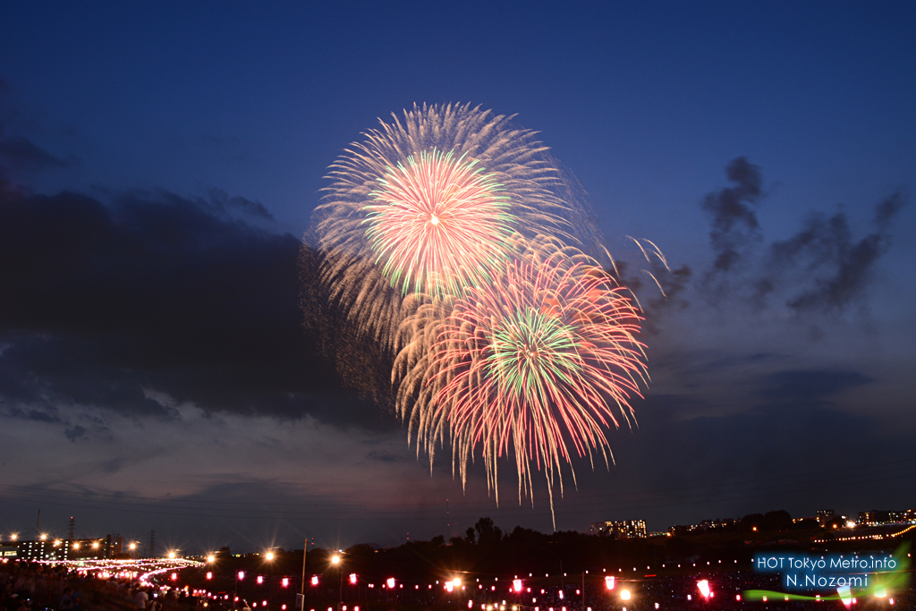 2016年　いたばし・戸田橋の花火大会を見てきた