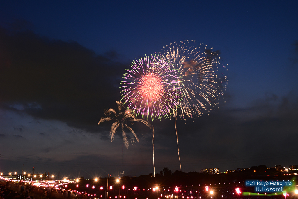 2016年　いたばし・戸田橋の花火大会を見てきた