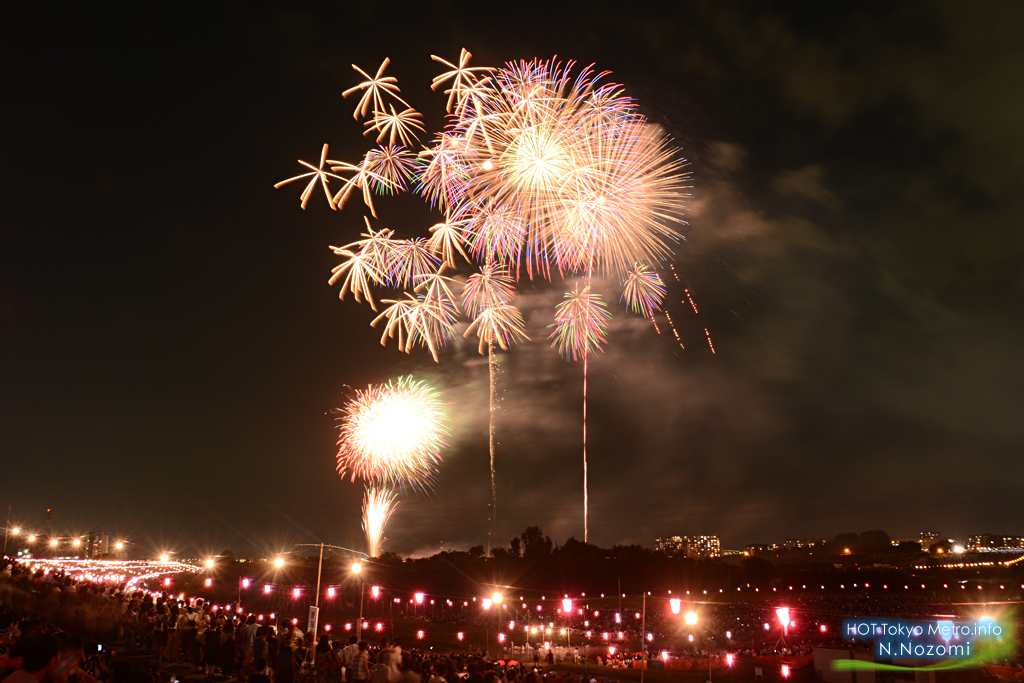 2016年　いたばし・戸田橋の花火大会を見てきた