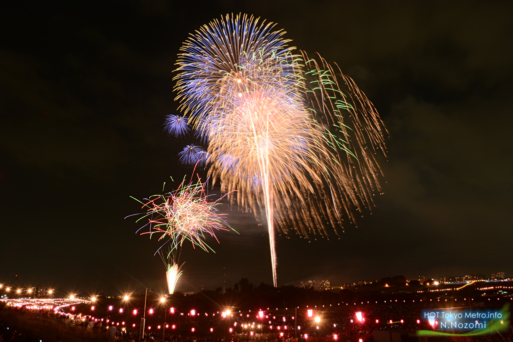 2016年　いたばし・戸田橋の花火大会を見てきた