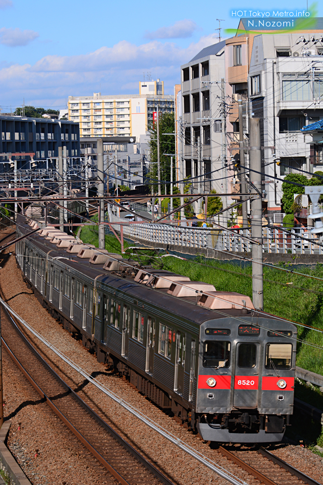 東急のベットタウンを走る華やかな半直電車