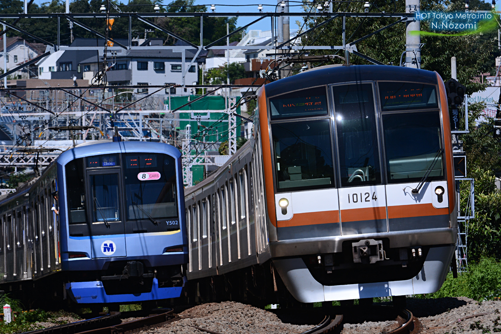 菊名の大カーブで東急5000系「青ガエル」を初撮影