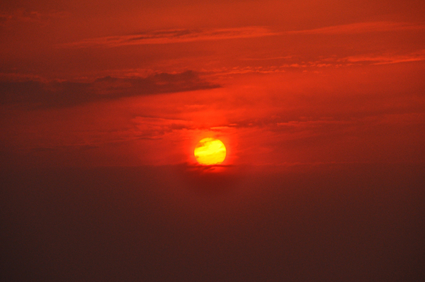 スカイツリーから見る夕陽