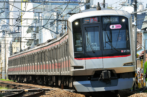 東急東横線5170Ｆ　急行・石神井公園　　2013年5月6日撮影