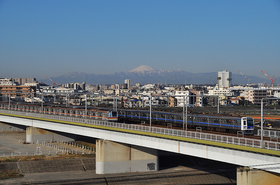 東急線の朝の挨拶は富士山を見ながら