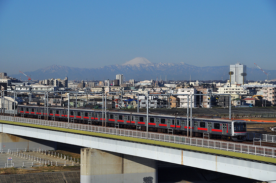 東急線の朝の挨拶は富士山を見ながら