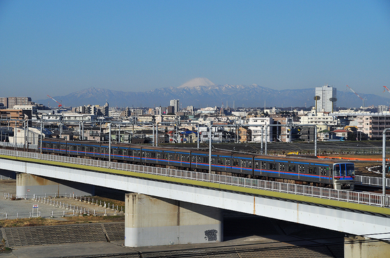 東急線の朝の挨拶は富士山を見ながら