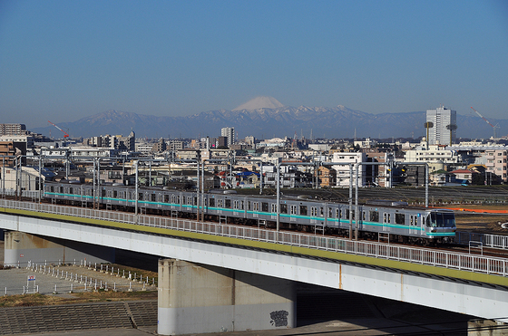 東急線の朝の挨拶は富士山を見ながら