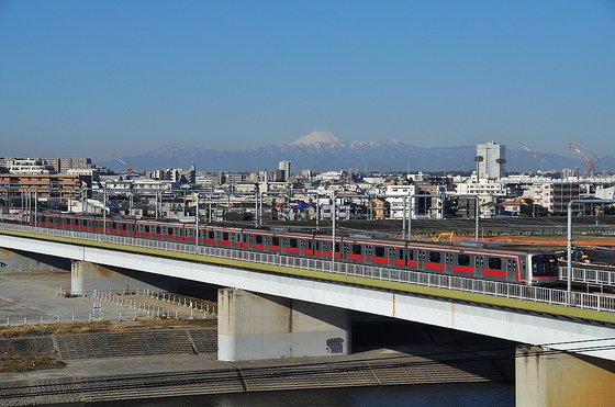 東急線の朝の挨拶は富士山を見ながら