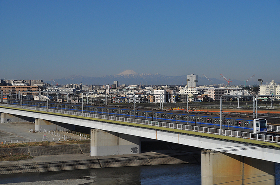 東急線の朝の挨拶は富士山を見ながら