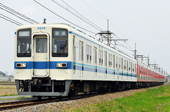 初めて秩父鉄道線内で東武車両を撮る