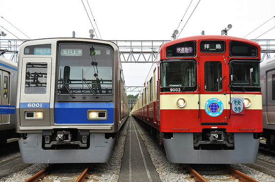 西武版京急を車両基地で見る　南入曽車両基地　電車夏まつり2014