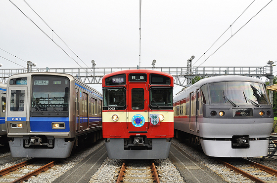西武版京急を車両基地で見る　南入曽車両基地　電車夏まつり2014