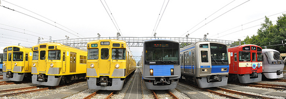 西武版京急を車両基地で見る　南入曽車両基地　電車夏まつり2014