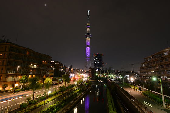 東京スカイツリー　3周年記念で登場した二つのライトアップ