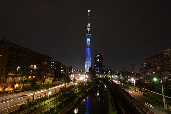 東京スカイツリー　3周年記念で登場した二つのライトアップ