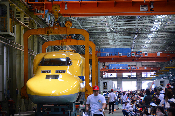みんなをハッピーに「浜松工場 新幹線なるほど発見デー2015」へ行った