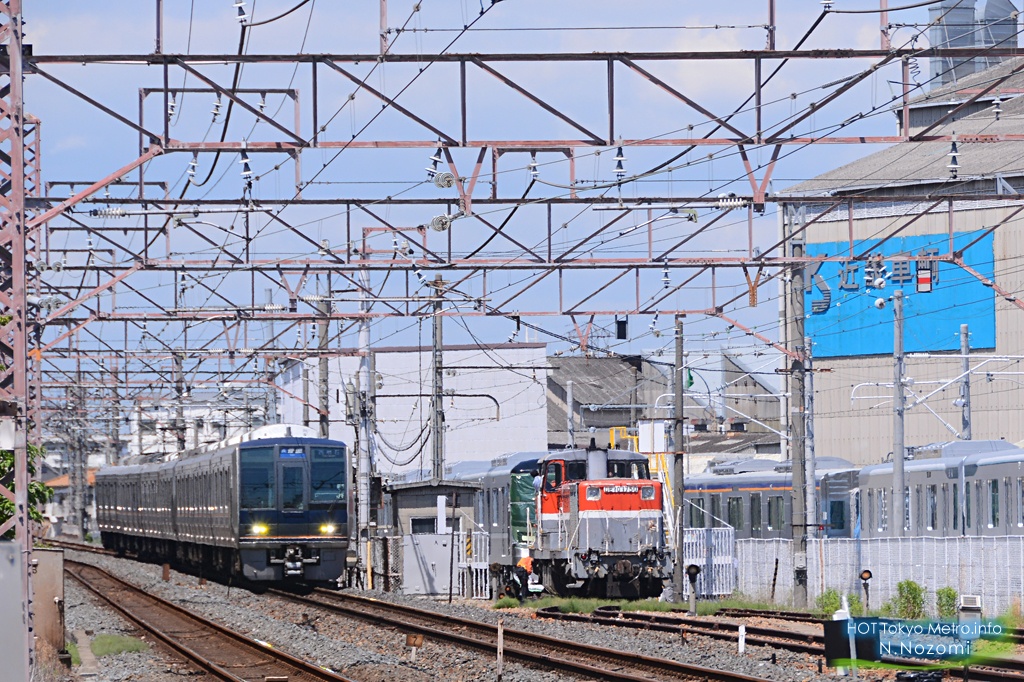日比谷線13000系(13106F)甲種輸送
