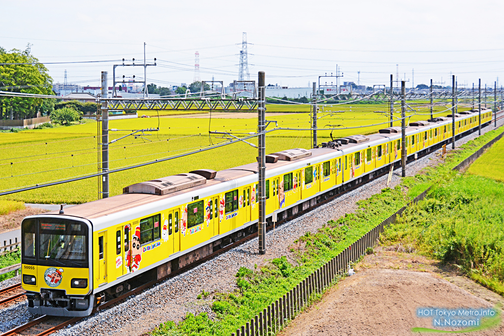 東武50050系　クレヨンしんちゃん25周年記念ラッピング