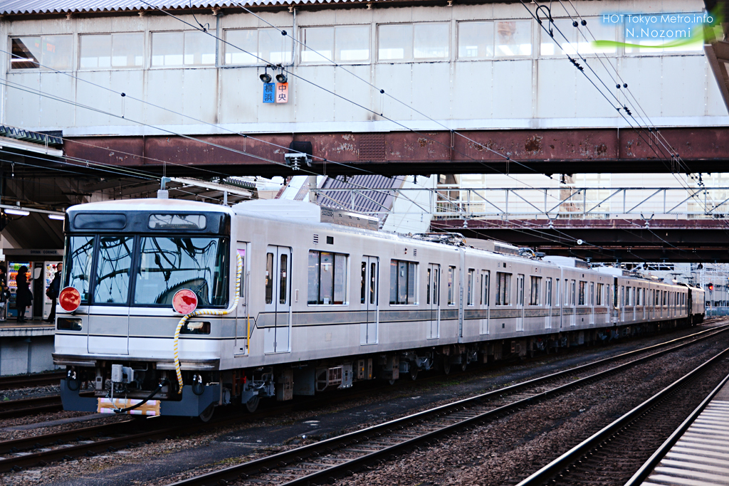 元日比谷線03系（03-104F・03-108F）長野電鉄譲渡 甲種輸送