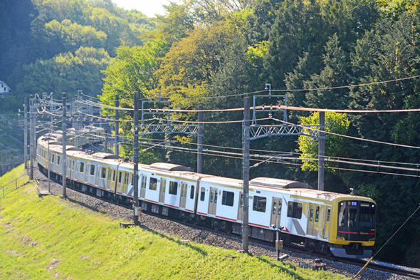 東急5050系　Shibuya Hikarie号　東武東上線単線区間に現る